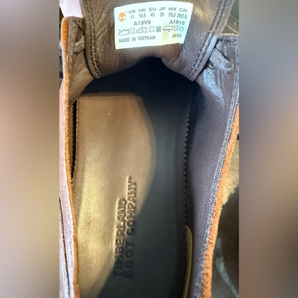 Timberland Boot Company Brown Leather Chukka Shoes Men’s 11 ?